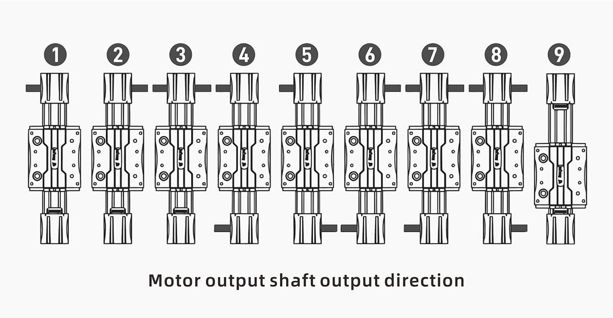 Fully enclosed synchronous belt ball Linear module (Linear actuator) screw series