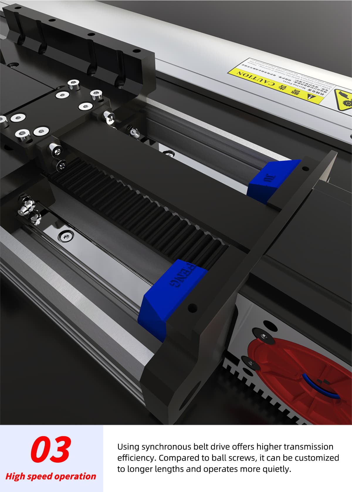 Belt Guide rail Linear actuator