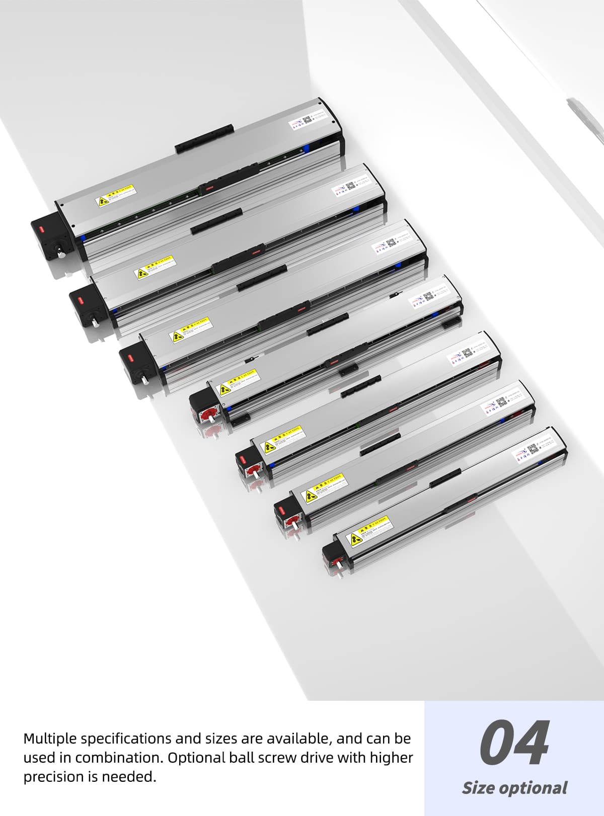 Belt Guide rail Linear actuator
