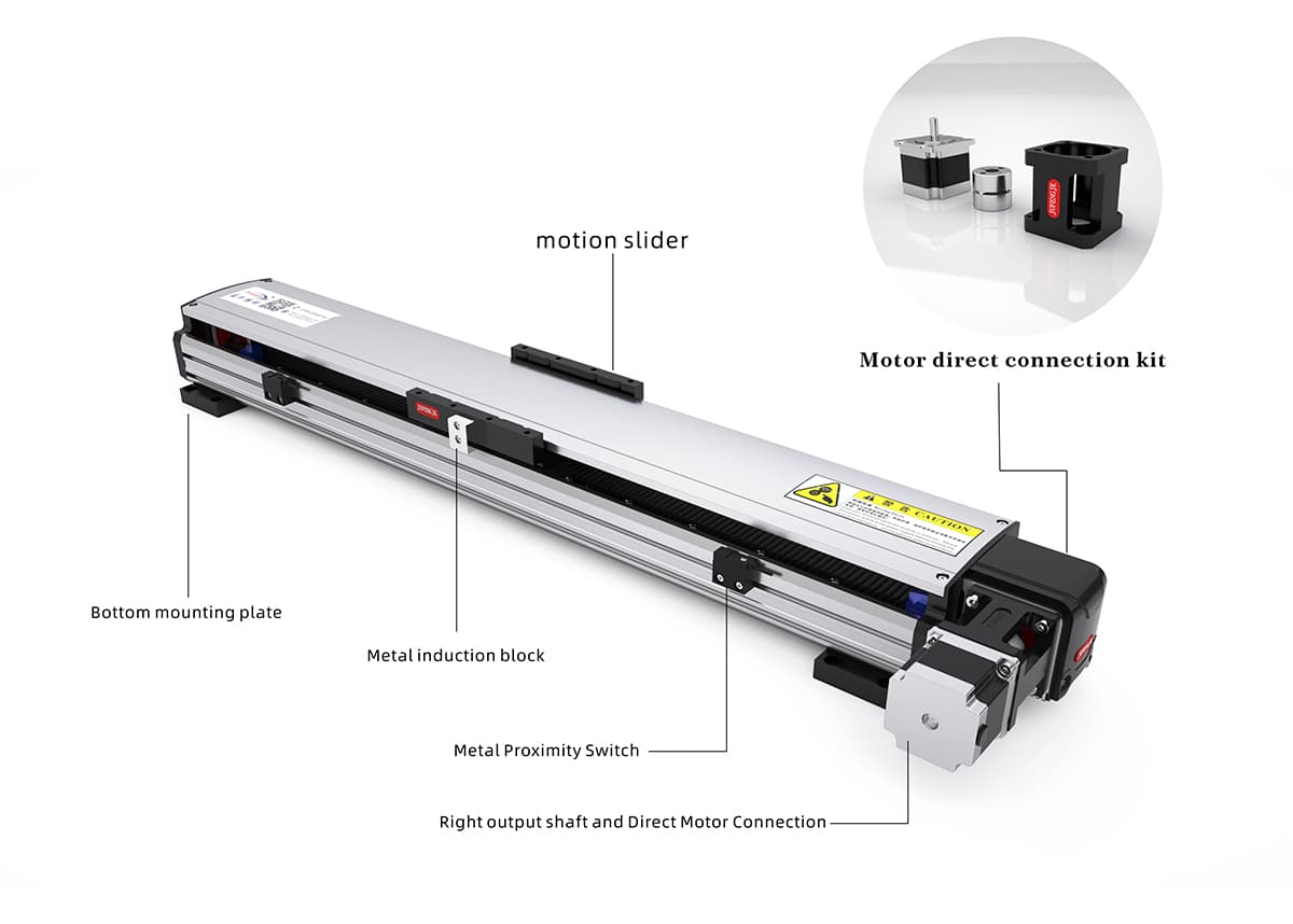 Belt Guide rail Linear actuator