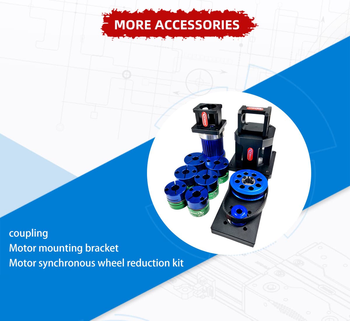 100W/200W/400/750W/1.0KW/1.5kW Servo motor  mounting bracket