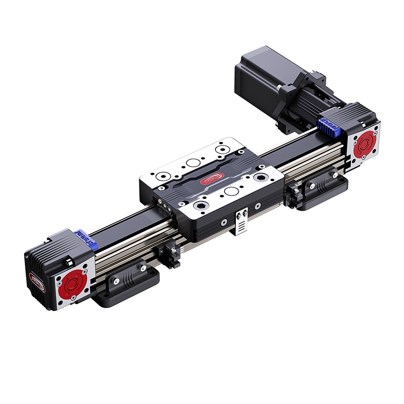 图1: WDT series belt driven linear module for high speed motion 图2: JFJK series ball screw linear actuator for high precision positioning